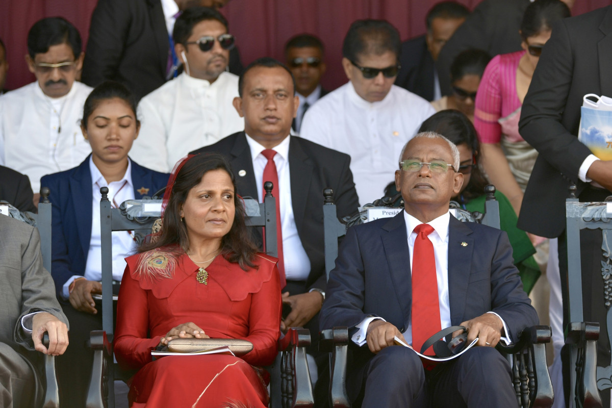 ސްރީލަންކާގެ 71 ވަނަ މިނިވަން ދުވަސް ފާހަގަކުރުމުގެ ރަސްމިއްޔާތު ރާއްޖޭގެ ރައީސުލްޖުމްހޫރިއްޔާ ޝަރަފުވެރިކޮށްދެއްވުން -- ފޮޓޯ: ރައީސް އޮފީސް