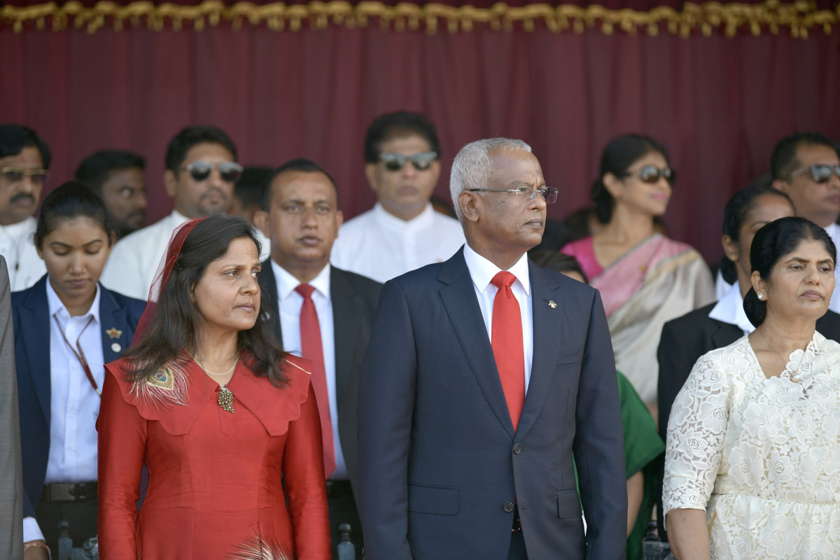 ސްރީލަންކާގެ 71 ވަނަ މިނިވަން ދުވަސް ފާހަގަކުރުމުގެ ރަސްމިއްޔާތު ރާއްޖޭގެ ރައީސުލްޖުމްހޫރިއްޔާ ޝަރަފުވެރިކޮށްދެއްވުން -- ފޮޓޯ: ރައީސް އޮފީސް