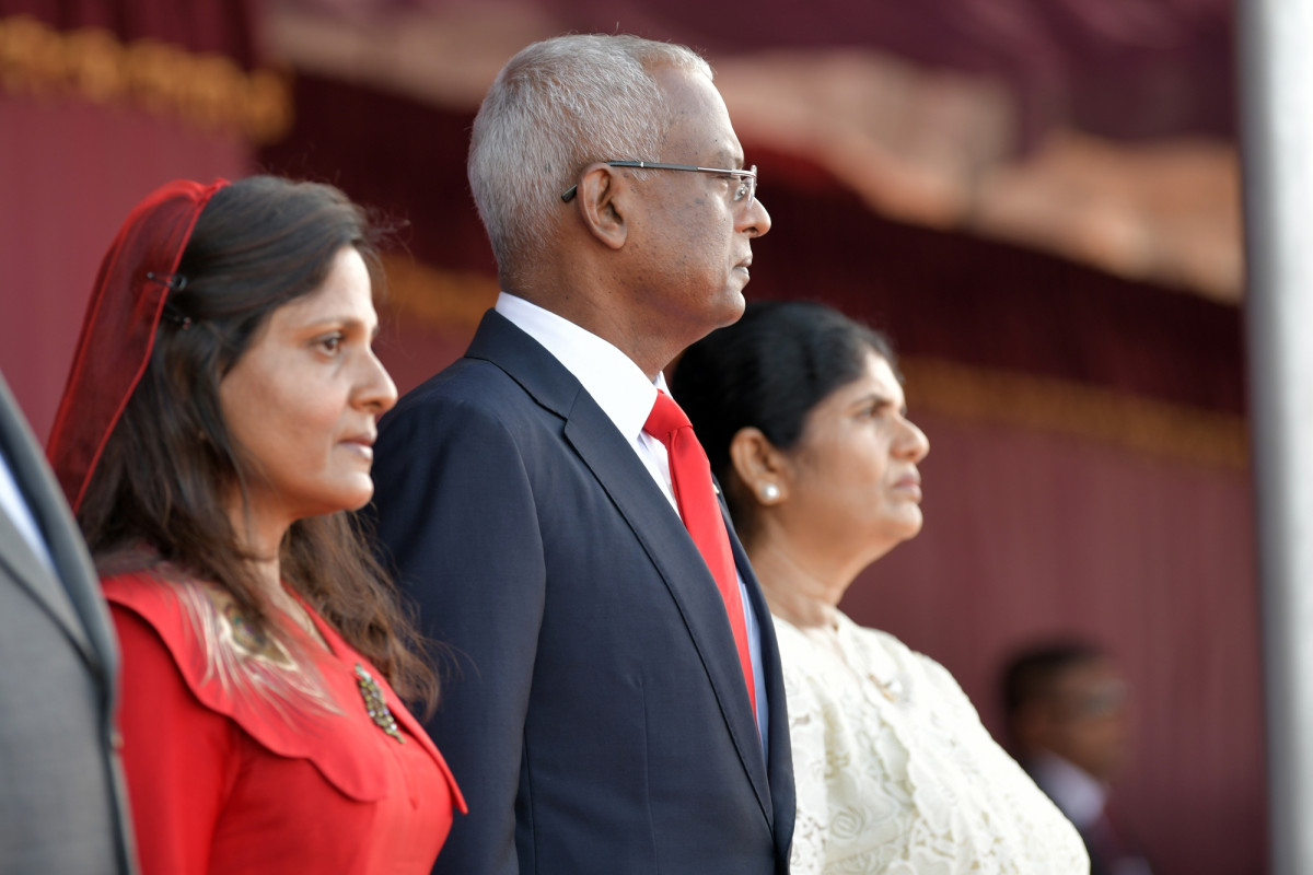 ސްރީލަންކާގެ 71 ވަނަ މިނިވަން ދުވަސް ފާހަގަކުރުމުގެ ރަސްމިއްޔާތު ރާއްޖޭގެ ރައީސުލްޖުމްހޫރިއްޔާ ޝަރަފުވެރިކޮށްދެއްވުން -- ފޮޓޯ: ރައީސް އޮފީސް