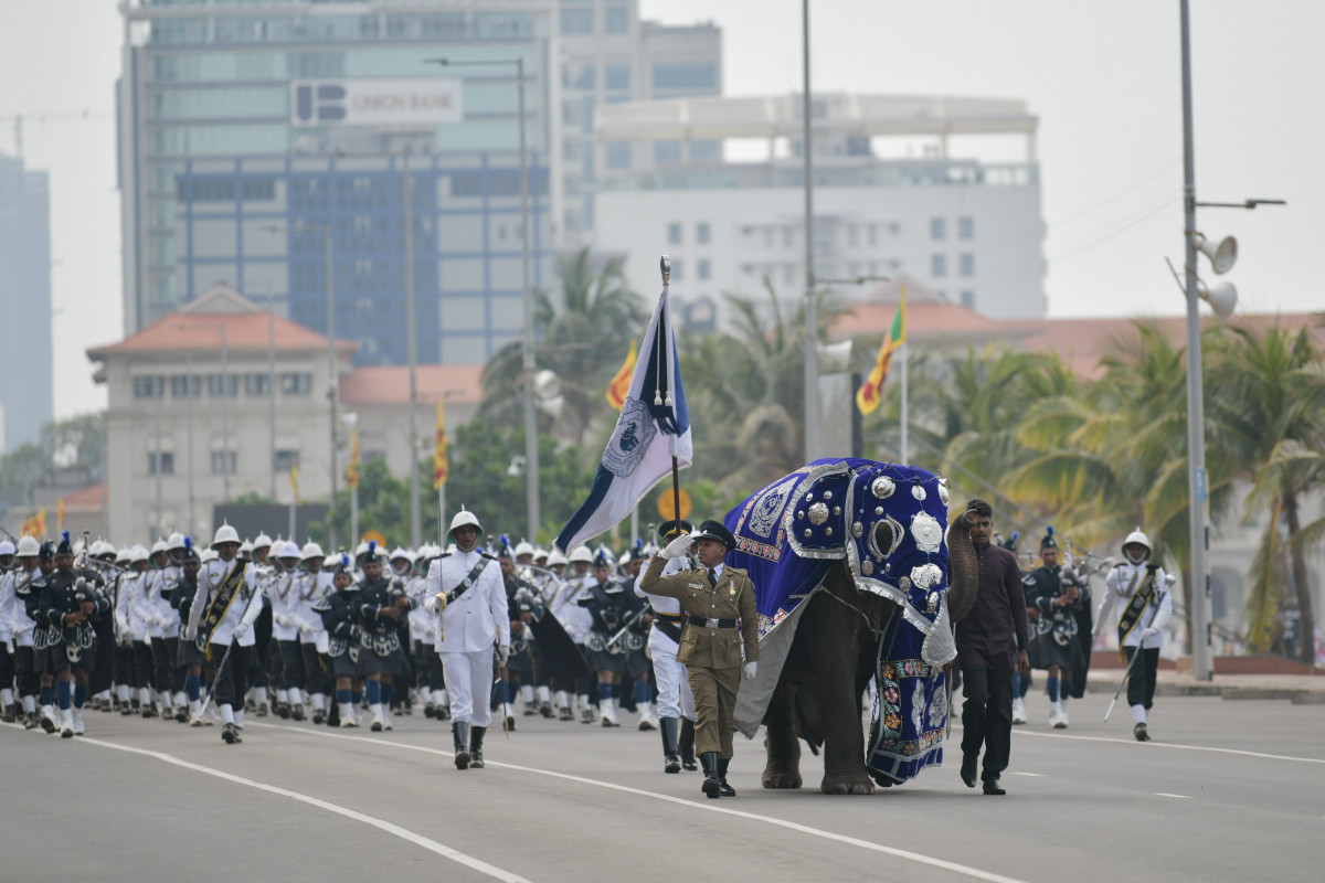 ސްރީލަންކާގެ 71 ވަނަ މިނިވަން ދުވަސް ފާހަގަކުރުމުގެ ރަސްމިއްޔާތު ރާއްޖޭގެ ރައީސުލްޖުމްހޫރިއްޔާ ޝަރަފުވެރިކޮށްދެއްވުން -- ފޮޓޯ: ރައީސް އޮފީސް