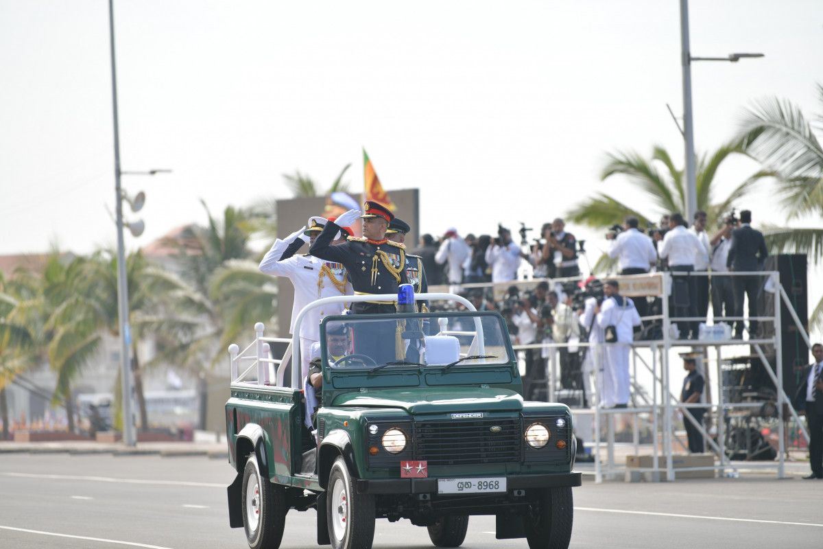 ސްރީލަންކާގެ 71 ވަނަ މިނިވަން ދުވަސް ފާހަގަކުރުމުގެ ރަސްމިއްޔާތު ރާއްޖޭގެ ރައީސުލްޖުމްހޫރިއްޔާ ޝަރަފުވެރިކޮށްދެއްވުން -- ފޮޓޯ: ރައީސް އޮފީސް