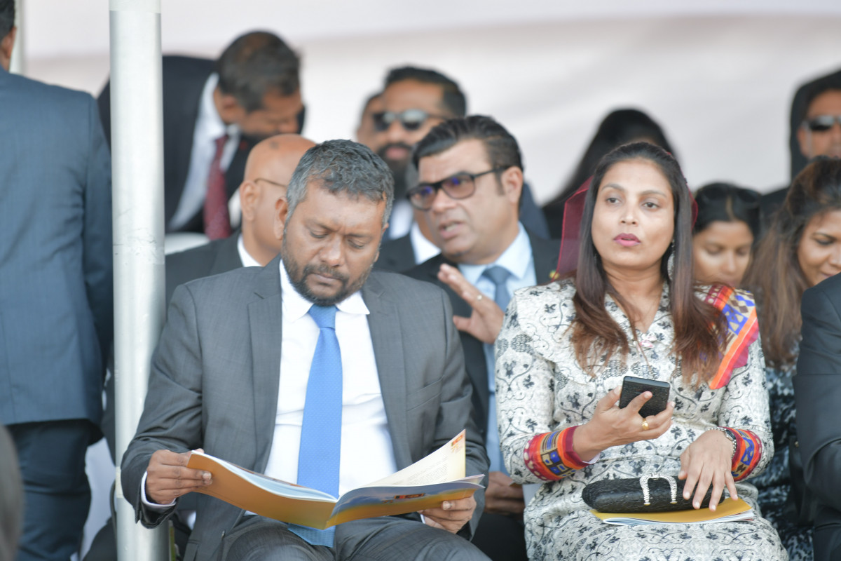 ސްރީލަންކާގެ 71 ވަނަ މިނިވަން ދުވަސް ފާހަގަކުރުމުގެ ރަސްމިއްޔާތު ރާއްޖޭގެ ރައީސުލްޖުމްހޫރިއްޔާ ޝަރަފުވެރިކޮށްދެއްވުން -- ފޮޓޯ: ރައީސް އޮފީސް