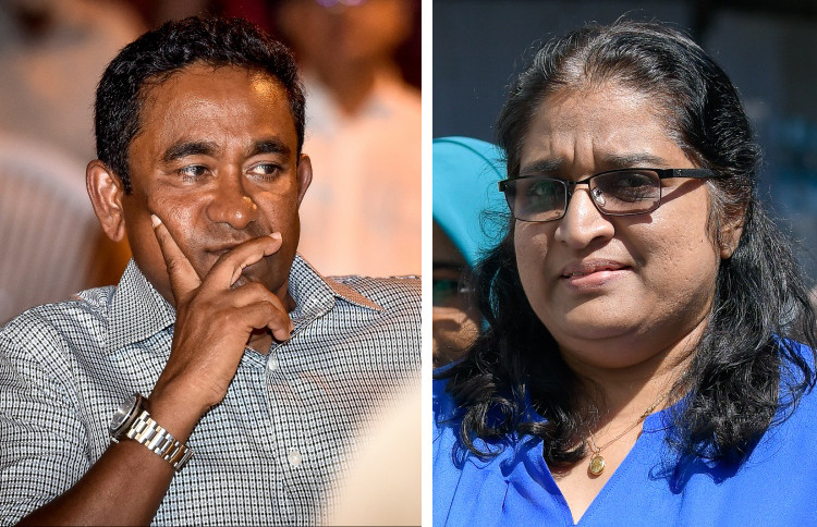 އާޒިމާ(ކ)އާއި ރައީސް ޔާމީން