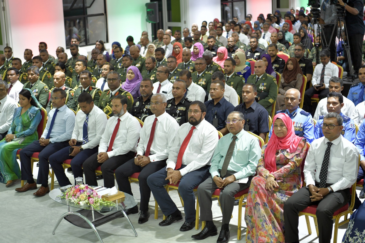 ގާސިމް އިބްރާހިމް ރައީސް އަރިހުގައި