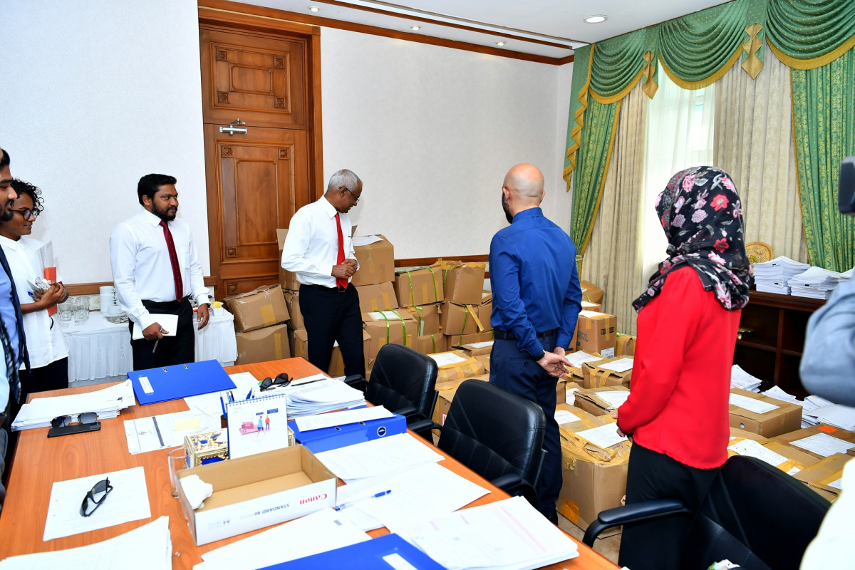 ފްލެޓް ދޫކުރުމުގައި އިންސާފުވެރިވުމަކީ ރައީސް ސޯލިހްގެ ވައުދެއް -- ފޮޓޯ: ރައީސް އޮފީސް