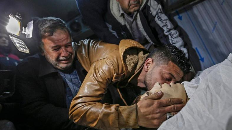 އުމުރުން 14 އަހަރުގެ ޔޫސުފް އަލް ދަޔާގެ ޖަނާޒާ