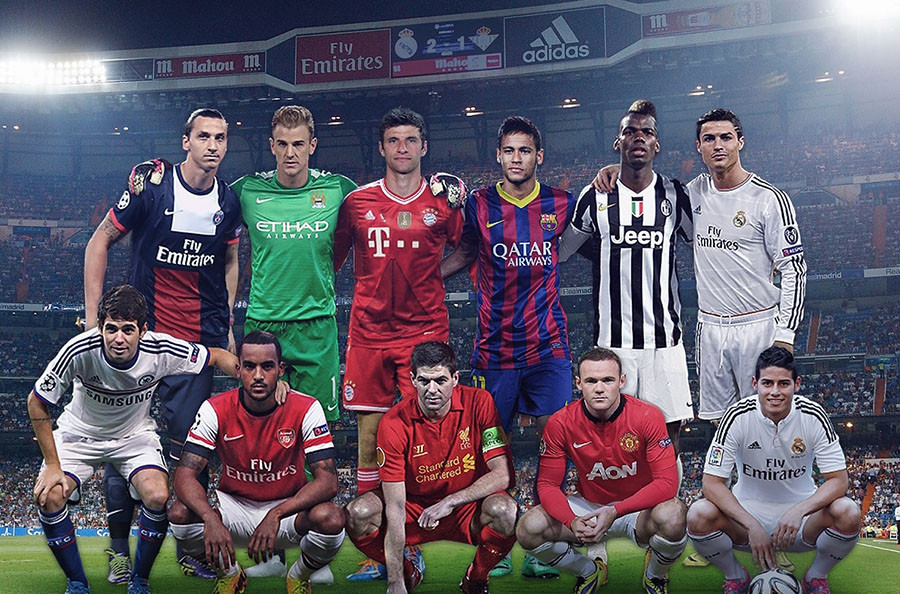 ޔޫރަޕްގެ ފުޓުބޯޅަ ކްލަބްތަކުގެ ކުޅުންތެރިން