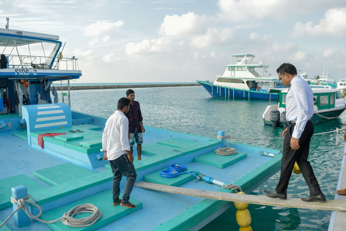 ފެބްރުއަރީ 27، 2019: ރައީސުލްޖުމްހޫރިއްޔާގެ ނައިބު ފައިސަލް ނަސީމް ކ. ގާފަރަށް ކުރެއްވި ޒިޔާރަތުގެ ތެރެއިން