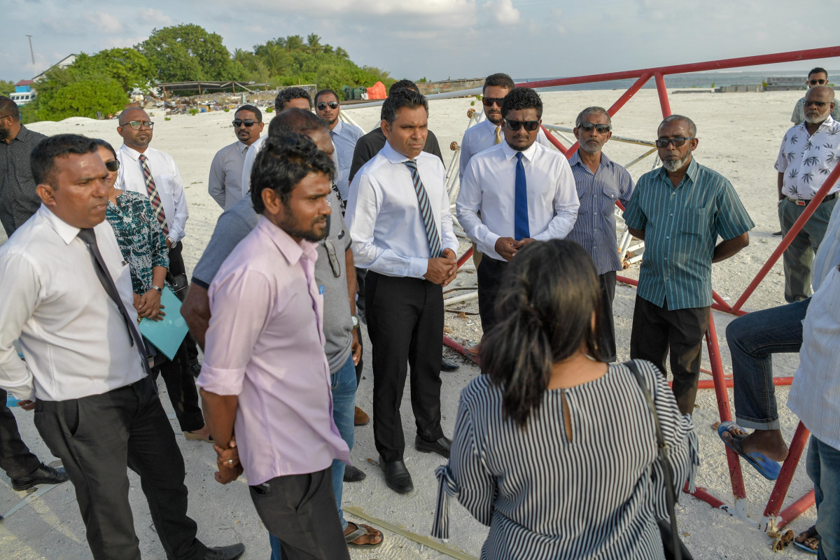 ފެބްރުއަރީ 27، 2019: ރައީސުލްޖުމްހޫރިއްޔާގެ ނައިބު ފައިސަލް ނަސީމް ކ. ގާފަރަށް ކުރެއްވި ޒިޔާރަތުގެ ތެރެއިން