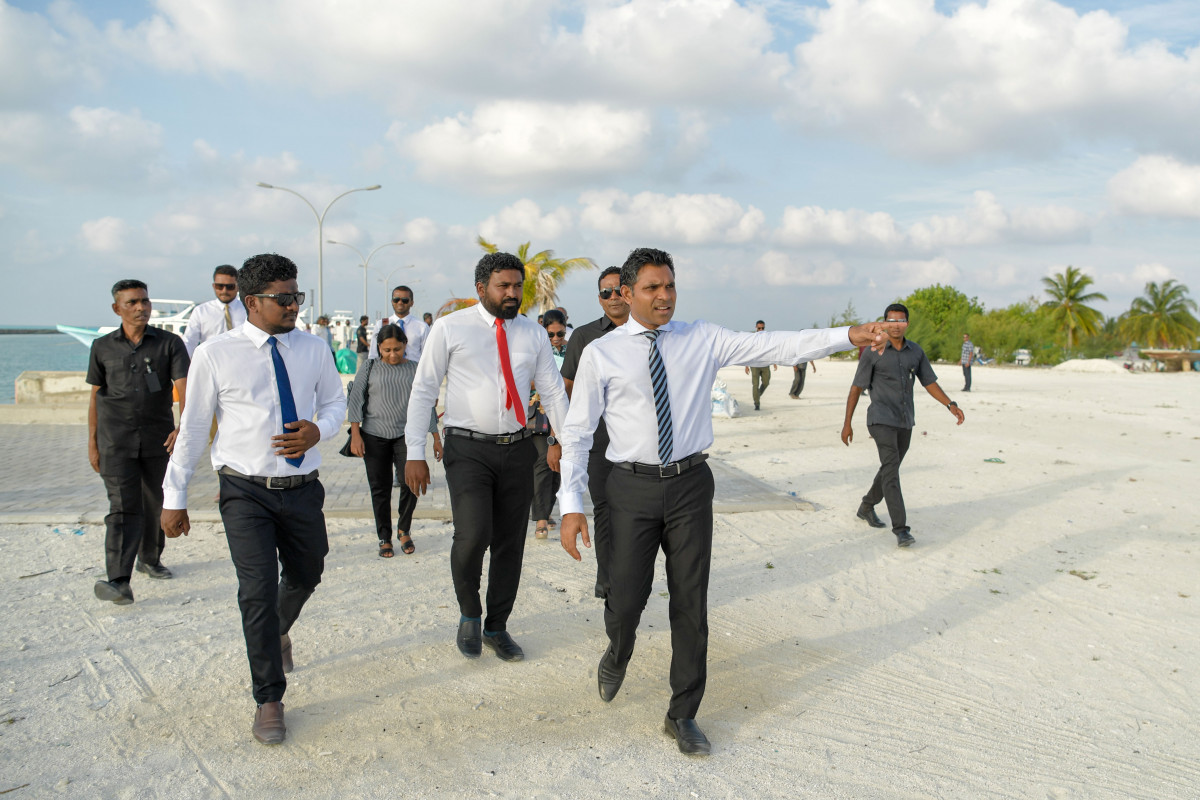 ފެބްރުއަރީ 27، 2019: ރައީސުލްޖުމްހޫރިއްޔާގެ ނައިބު ފައިސަލް ނަސީމް ކ. ގާފަރަށް ކުރެއްވި ޒިޔާރަތުގެ ތެރެއިން