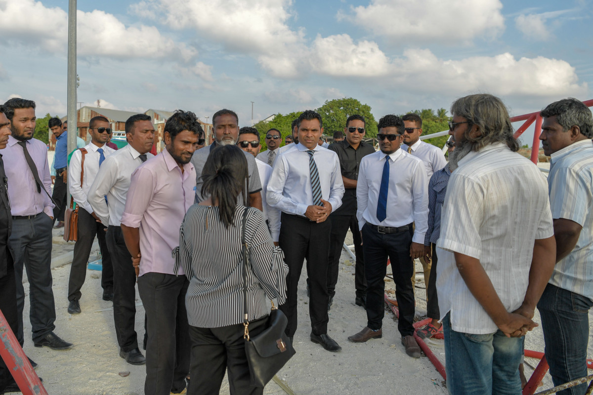 ފެބްރުއަރީ 27، 2019: ރައީސުލްޖުމްހޫރިއްޔާގެ ނައިބު ފައިސަލް ނަސީމް ކ. ގާފަރަށް ކުރެއްވި ޒިޔާރަތުގެ ތެރެއިން