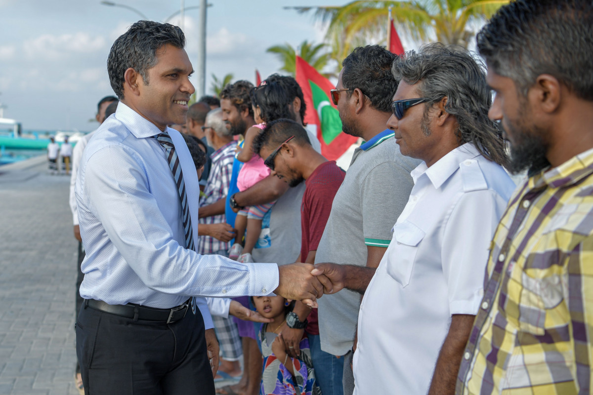 ފެބްރުއަރީ 27، 2019: ރައީސުލްޖުމްހޫރިއްޔާގެ ނައިބު ފައިސަލް ނަސީމް ކ. ގާފަރަށް ކުރެއްވި ޒިޔާރަތުގެ ތެރެއިން