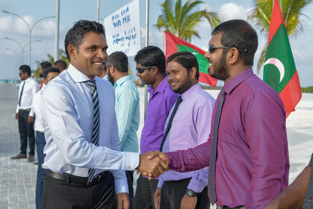 ފެބްރުއަރީ 27، 2019: ރައީސުލްޖުމްހޫރިއްޔާގެ ނައިބު ފައިސަލް ނަސީމް ކ. ގާފަރަށް ކުރެއްވި ޒިޔާރަތުގެ ތެރެއިން