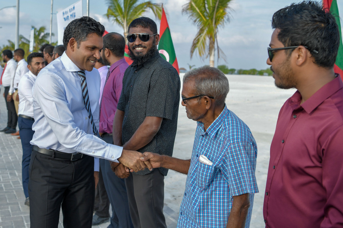 ފެބްރުއަރީ 27، 2019: ރައީސުލްޖުމްހޫރިއްޔާގެ ނައިބު ފައިސަލް ނަސީމް ކ. ގާފަރަށް ކުރެއްވި ޒިޔާރަތުގެ ތެރެއިން