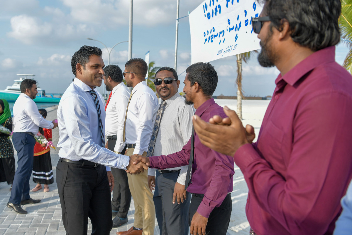 ފެބްރުއަރީ 27، 2019: ރައީސުލްޖުމްހޫރިއްޔާގެ ނައިބު ފައިސަލް ނަސީމް ކ. ގާފަރަށް ކުރެއްވި ޒިޔާރަތުގެ ތެރެއިން