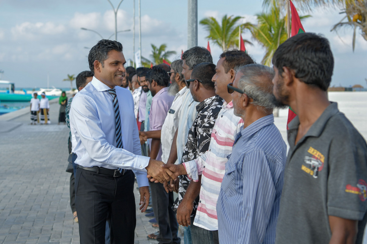 ފެބްރުއަރީ 27، 2019: ރައީސުލްޖުމްހޫރިއްޔާގެ ނައިބު ފައިސަލް ނަސީމް ކ. ގާފަރަށް ކުރެއްވި ޒިޔާރަތުގެ ތެރެއިން