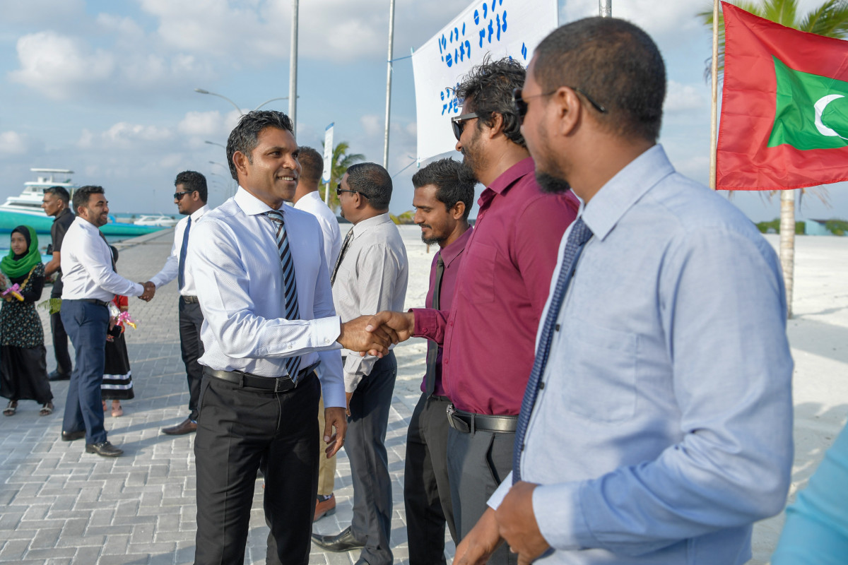 ފެބްރުއަރީ 27، 2019: ރައީސުލްޖުމްހޫރިއްޔާގެ ނައިބު ފައިސަލް ނަސީމް ކ. ގާފަރަށް ކުރެއްވި ޒިޔާރަތުގެ ތެރެއިން