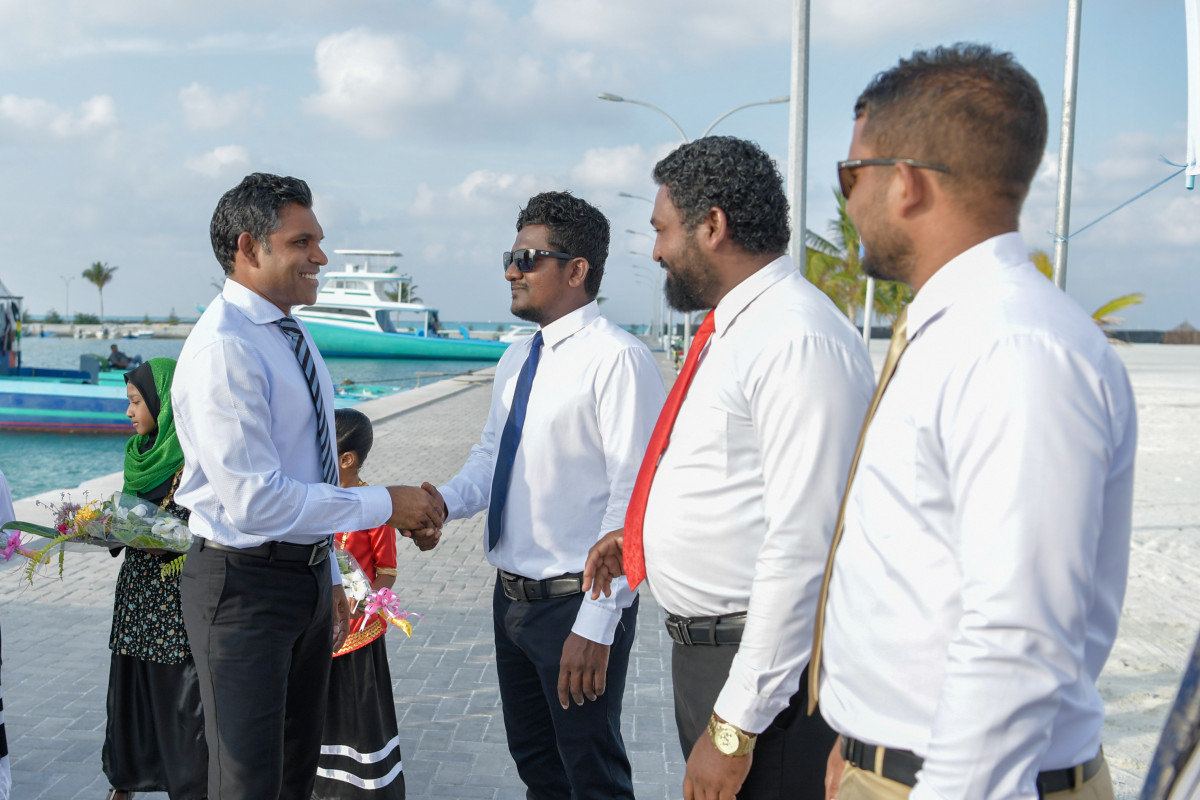 ފެބްރުއަރީ 27، 2019: ރައީސުލްޖުމްހޫރިއްޔާގެ ނައިބު ފައިސަލް ނަސީމް ކ. ގާފަރަށް ކުރެއްވި ޒިޔާރަތުގެ ތެރެއިން