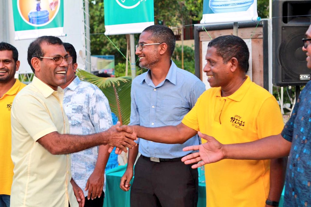 ކުރީގެ ރައީސް މުހައްމަދު ނަޝީދު، ކ. މާފުށީގައި