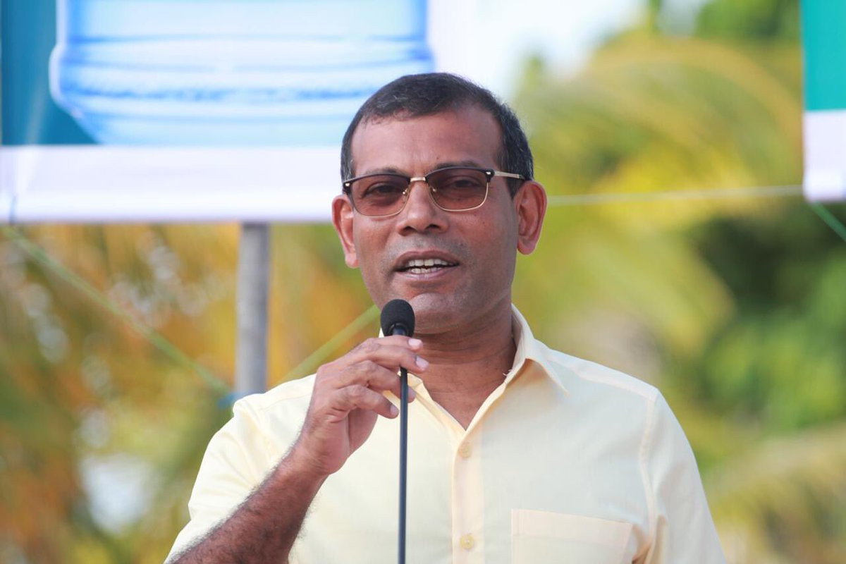 ރައީސް މުހައްމަދު ނަޝީދު، ކ. މާފުށީގައި ވާހަކަދައްކަވަނީ