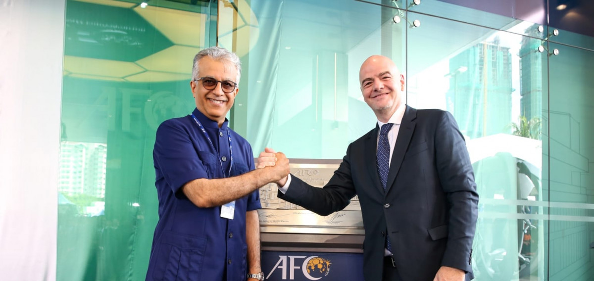 ފީފާގެ ރައީސް (ކ) އަދި އޭއެފްސީގެ ރައީސް (ވ)