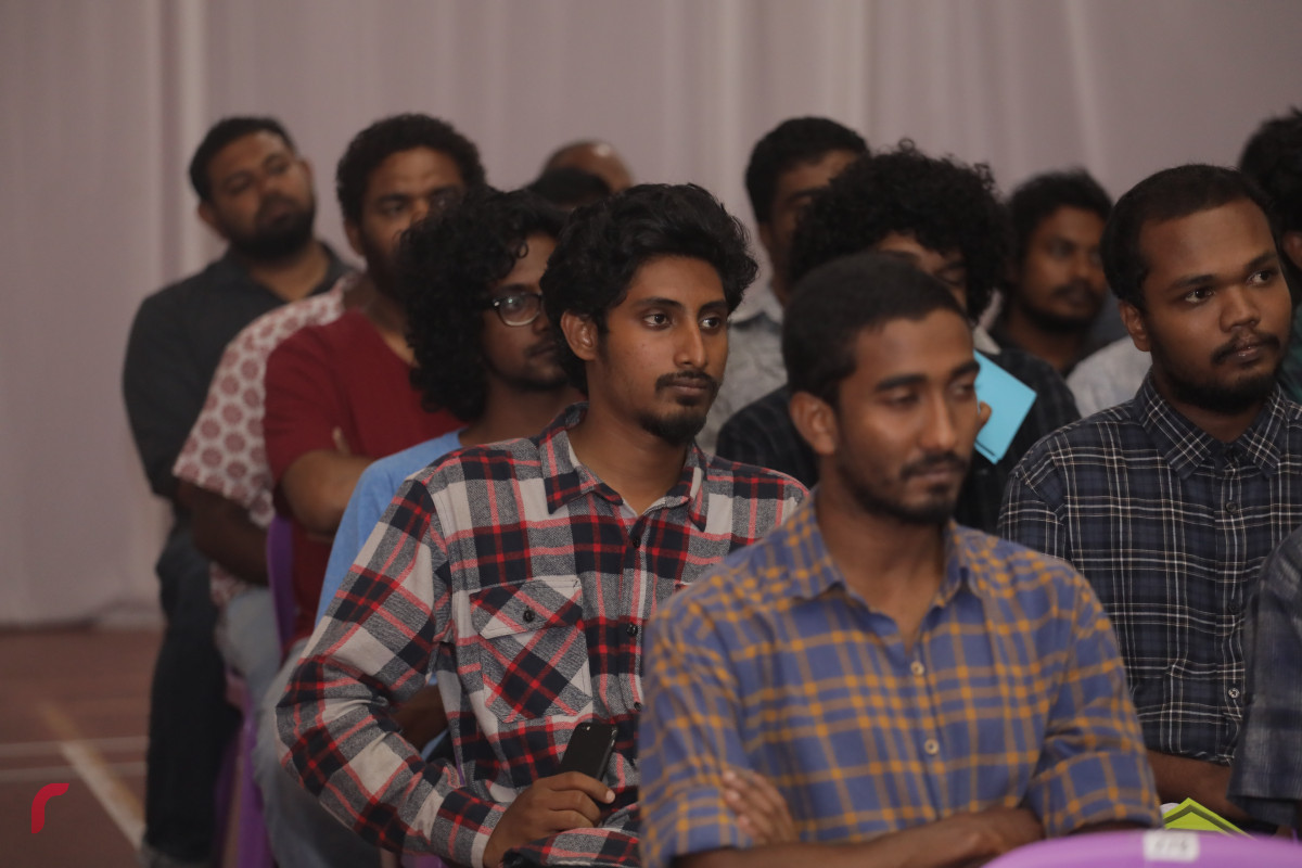 09 މާރިޗް 2019 --ހއ.ހޯރަފުށީ ދާއިރާއަށް ވާދަކުރައްވާ އެމްޑީޕީ ކެންޑިޑޭޓް އަހްމަދު ސަލީމްގެ ކެމްޕެއިން ޖަލްސާގެ ތެރެއިން.-- ފޮޓޯ: ރާއްޖެ.އެމްވީ