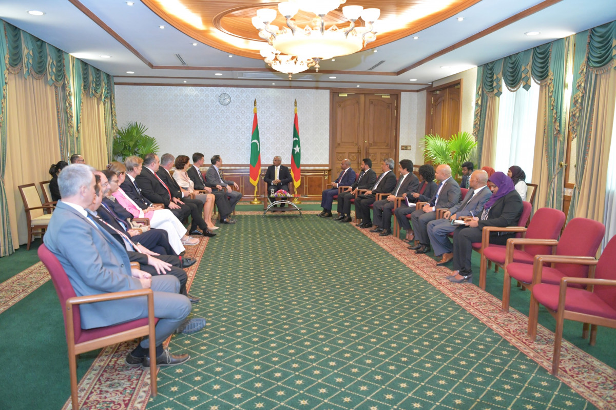 އީޔޫ ޕޮލިސީ ޑައިލޮގްގެ ވަފުދު ރައީސާއި ބައްދަލުކުރެއްވުން