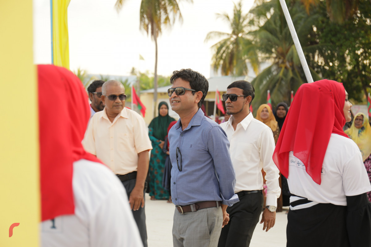 ހޯރަފުށި ދާއިރާއަށް ވާދަކުރައްވާ އެމްޑީޕީ ކެންޑިޑޭޓް އަހުމަދު ސަލީމް- ފޮޓޯ: ރާއްޖެ.އެމްވީ