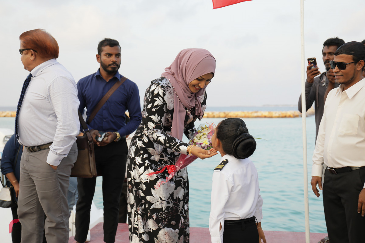 ޓްރާންސްފޯޓް މިނިސްޓަރު ހޯރަފުއްޓަށް ވަޑައިގަތުން- ފޮޓޯ: ރާއްޖެ.އެމްވީ