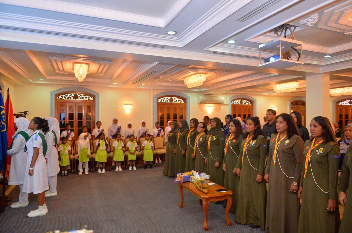 ހުކުރު ދުވަހު ބޭއްވި 2018 ވަނަ އަހަރުގެ ގަރލް ގައިޑް އަހަރީ އާންމު ޖަލްސާގެ ތެރެއިން