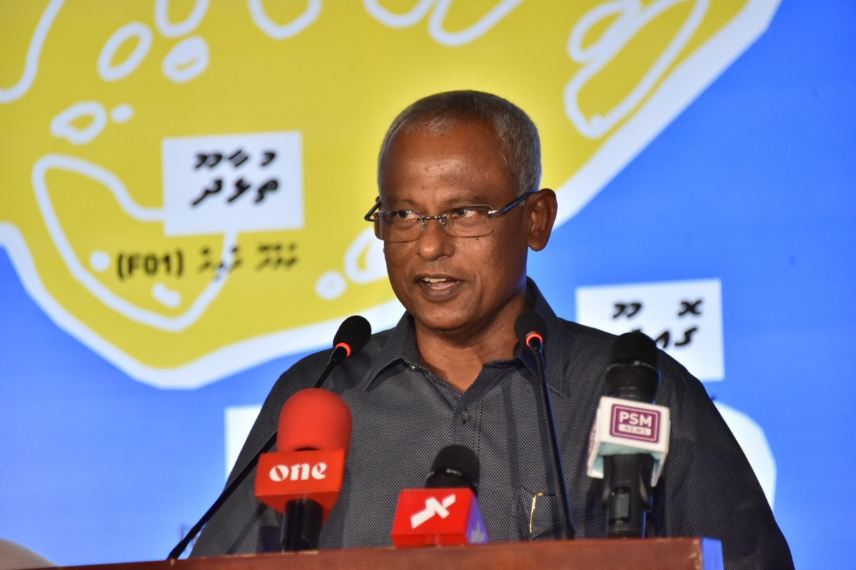 ހިސާން ހުސައިންގެ ކެމްޕެއިން ޖަލްސާގައި ރައީސް ވާހަކަފުޅު ދައްކަވަނީ--