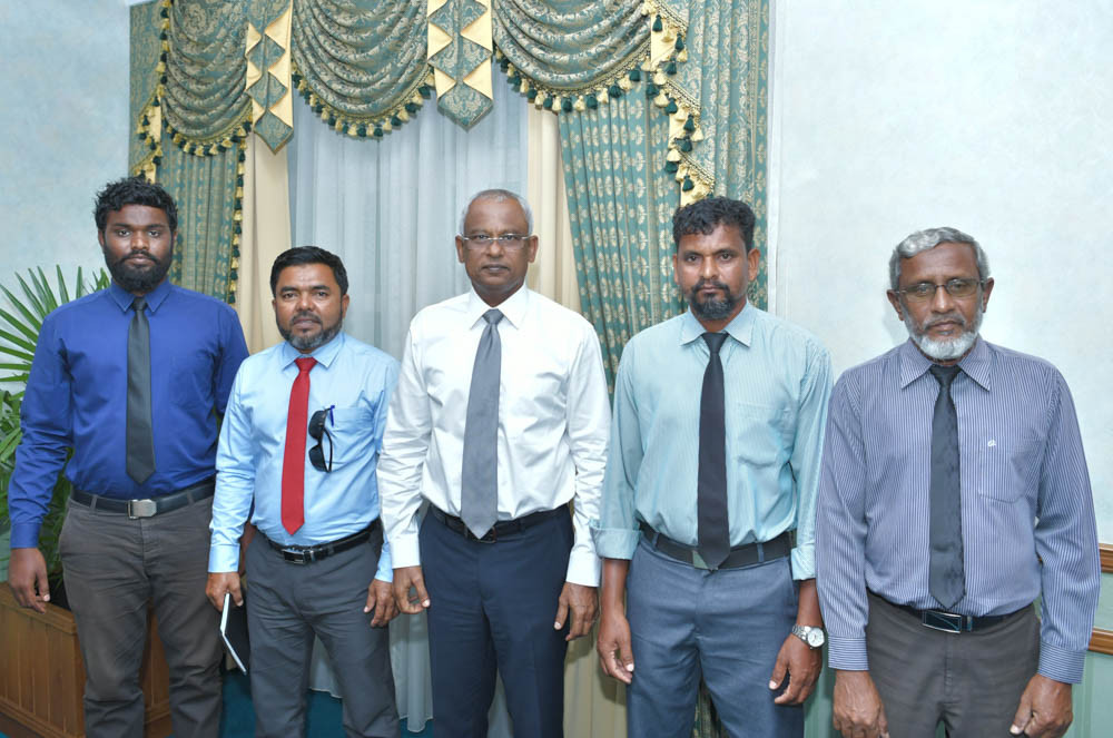 މާމިގިލި ކައުންސިލަރުންނާއި އެކު ރައީސް ސޯލިހު ރައީސް އޮފީހުގައި ބޭއްވި ބައްދަލުކުރެއްވުމުގެ ތެރެއިން