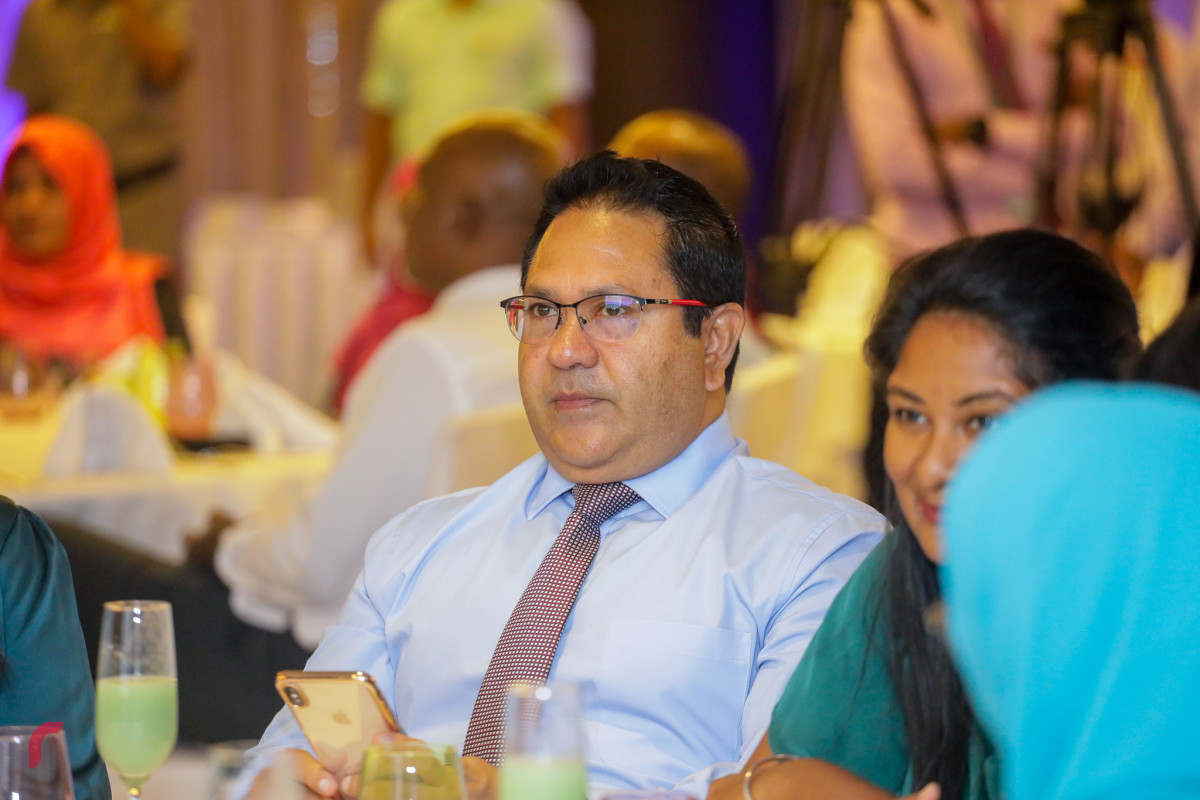 15 އޭޕްރިލް 2019 --"ނަފްސާނީ ދުޅަހެޔޮ ރާއްޖެ" އިފްތިތާހު ކުރުމުގެ ހަފްލާގެ ތެރެއިން-- ފޮޓޯ: ޝުއައިބް މުހައްމަދު