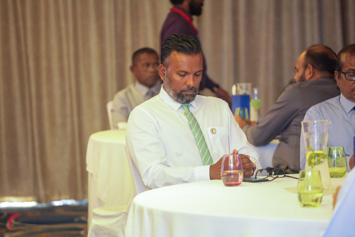 15 އޭޕްރިލް 2019 --"ނަފްސާނީ ދުޅަހެޔޮ ރާއްޖެ" އިފްތިތާހު ކުރުމުގެ ހަފްލާގެ ތެރެއިން-- ފޮޓޯ: ޝުއައިބް މުހައްމަދު