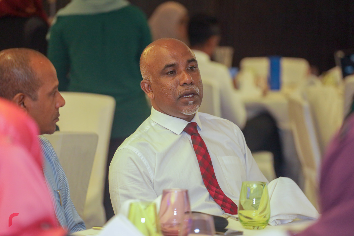 15 އޭޕްރިލް 2019 --"ނަފްސާނީ ދުޅަހެޔޮ ރާއްޖެ" އިފްތިތާހު ކުރުމުގެ ހަފްލާގެ ތެރެއިން-- ފޮޓޯ: ޝުއައިބް މުހައްމަދު