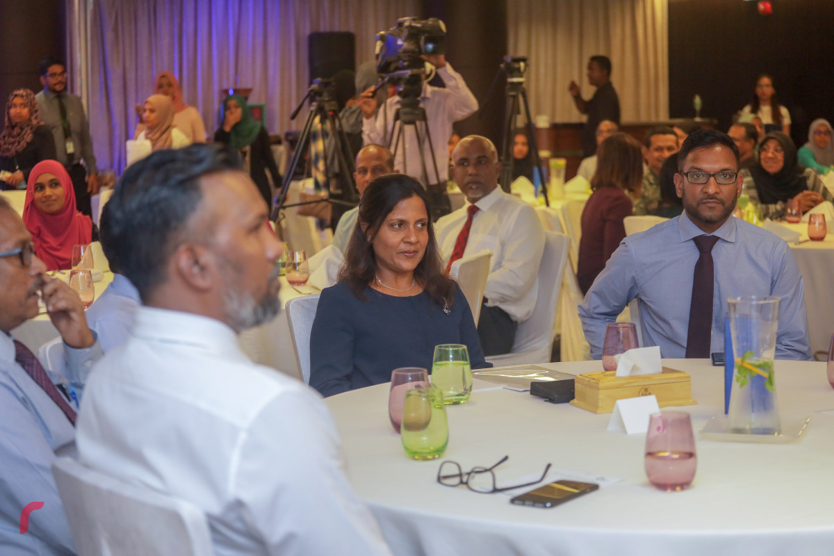 15 އޭޕްރިލް 2019 --"ނަފްސާނީ ދުޅަހެޔޮ ރާއްޖެ" އިފްތިތާހު ކުރުމުގެ ހަފްލާގެ ތެރެއިން-- ފޮޓޯ: ޝުއައިބް މުހައްމަދު