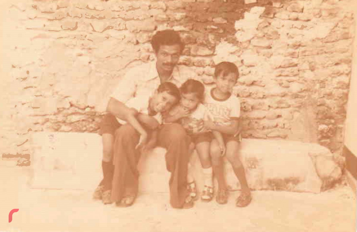 އަލީ ޝަރީފް، އޭނާގެ ކުދިންނާއެކު