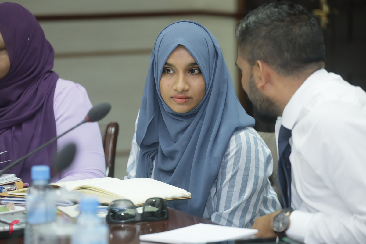 22 އޭޕްރިލް 2019: އިޖްތިމާއީ ކޮމެޓީގެ ބައްދަލުވުމުގެ ތެރެއިން-- ފޮޓޯ: ޝުއައިބް މުހައްމަދު