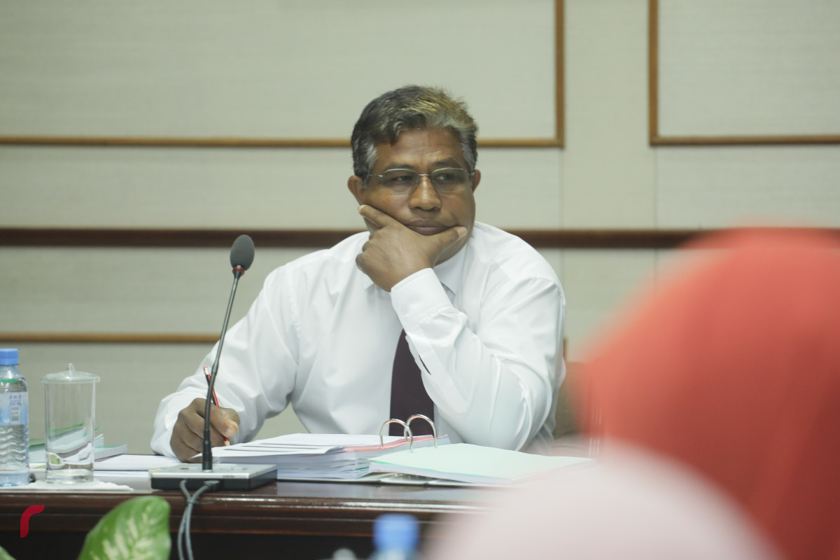 22 އޭޕްރިލް 2019: އިޖްތިމާއީ ކޮމެޓީގެ ބައްދަލުވުމުގެ ތެރެއިން-- ފޮޓޯ: ޝުއައިބް މުހައްމަދު
