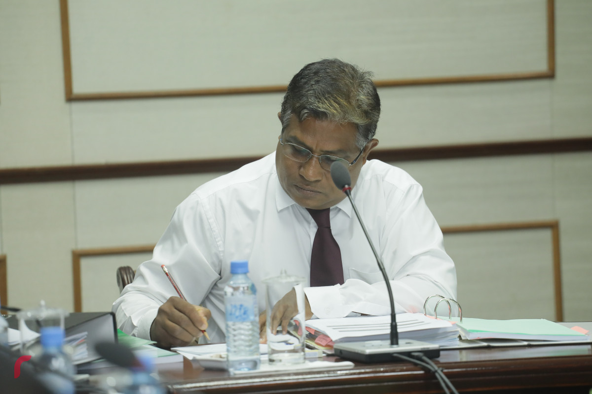 22 އޭޕްރިލް 2019: އިޖްތިމާއީ ކޮމެޓީގެ ބައްދަލުވުމުގެ ތެރެއިން-- ފޮޓޯ: ޝުއައިބް މުހައްމަދު