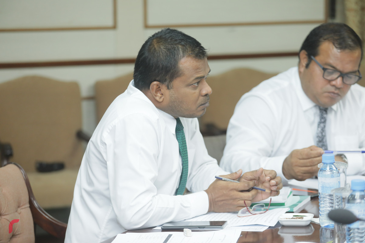 22 އޭޕްރިލް 2019: މިނިވަން މުއައްސަސާތަކާ ބެހޭ ކޮމެޓީގެ ތެރެއިން،-- ފޮޓޯ: ޝުއައިބް މުހައްމަދު