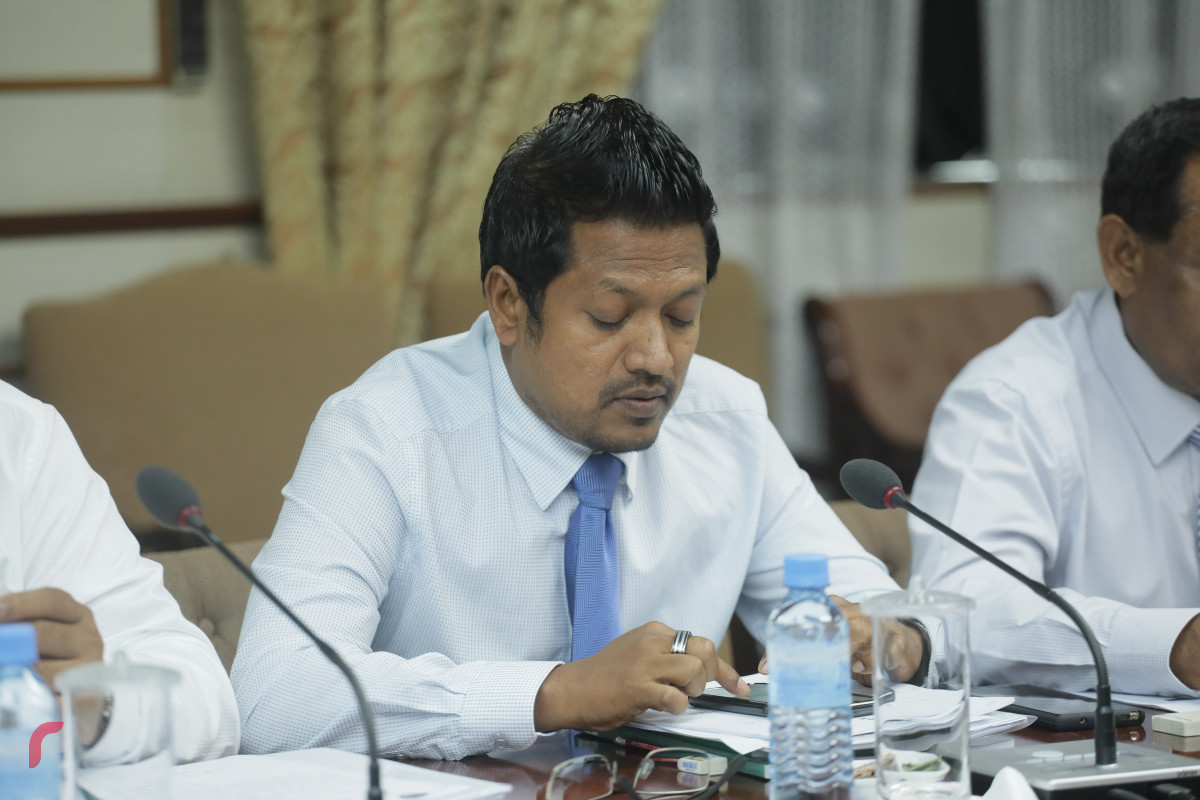 22 އޭޕްރިލް 2019: މިނިވަން މުއައްސަސާތަކާ ބެހޭ ކޮމެޓީގެ ތެރެއިން،-- ފޮޓޯ: ޝުއައިބް މުހައްމަދު