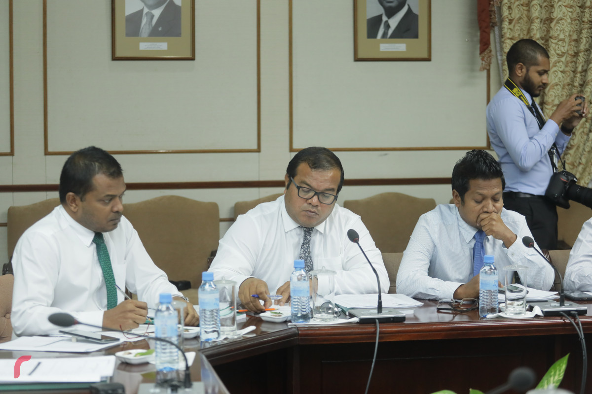 22 އޭޕްރިލް 2019: މިނިވަން މުއައްސަސާތަކާ ބެހޭ ކޮމެޓީގެ ތެރެއިން،-- ފޮޓޯ: ޝުއައިބް މުހައްމަދު