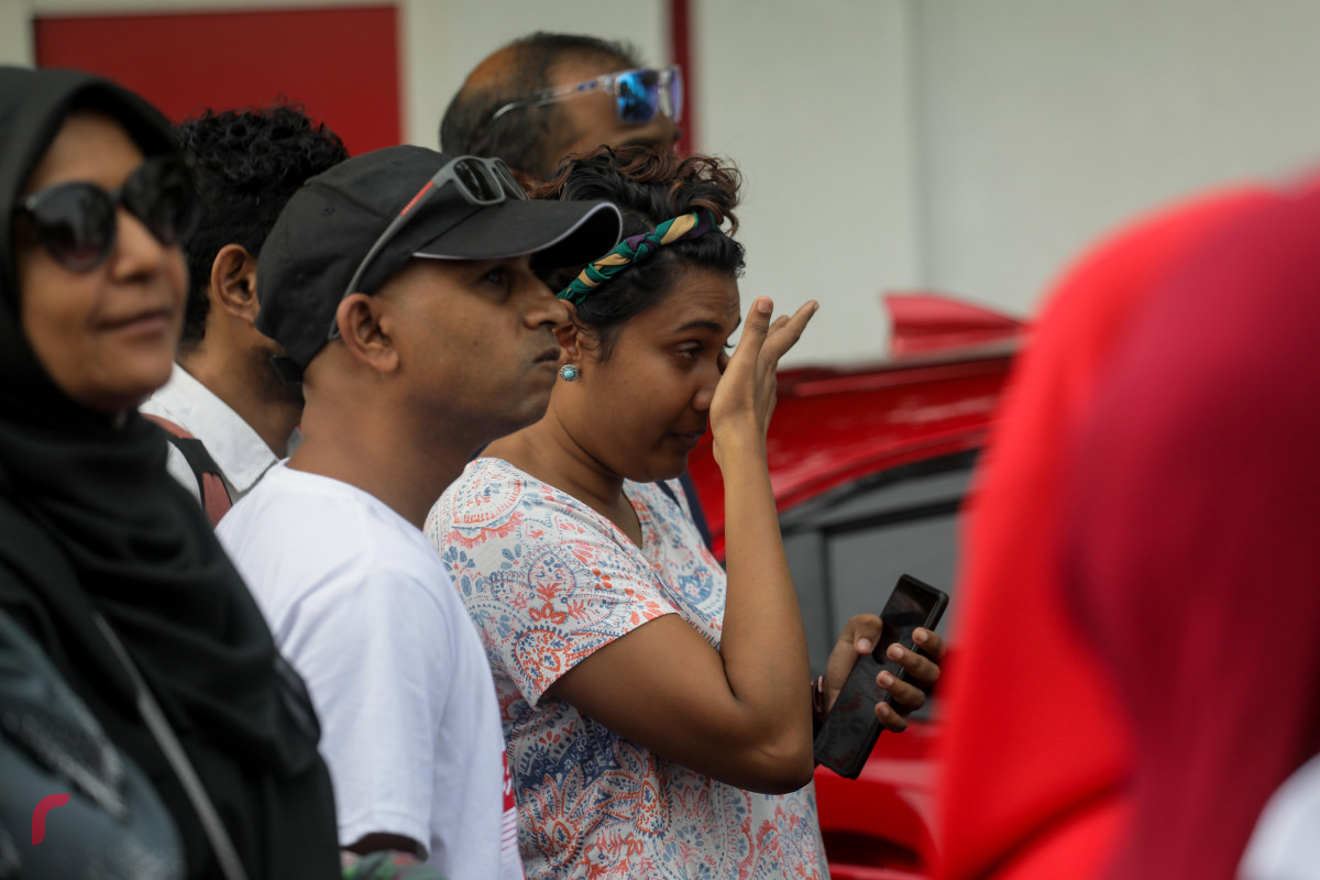 23 އޭޕްރިލް 2019 --އިންސާފަށް ހިނގާލުން "ދުލެއްނުކުރާނަން"-- ފޮޓޯ: ޝުއައިބް މުހައްމަދު