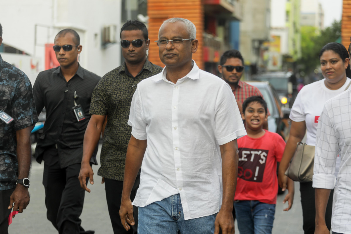 23 އޭޕްރިލް 2019 --އިންސާފަށް ހިނގާލުން "ދުލެއްނުކުރާނަން"-- ފޮޓޯ: ޝުއައިބް މުހައްމަދު