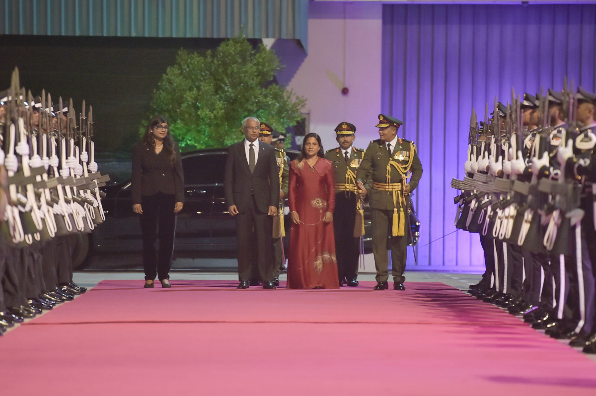 23 April 2019 --President Ibrahim Mohamed Solih joins MNDF's anniversary celebrations-- Photo: President's Office