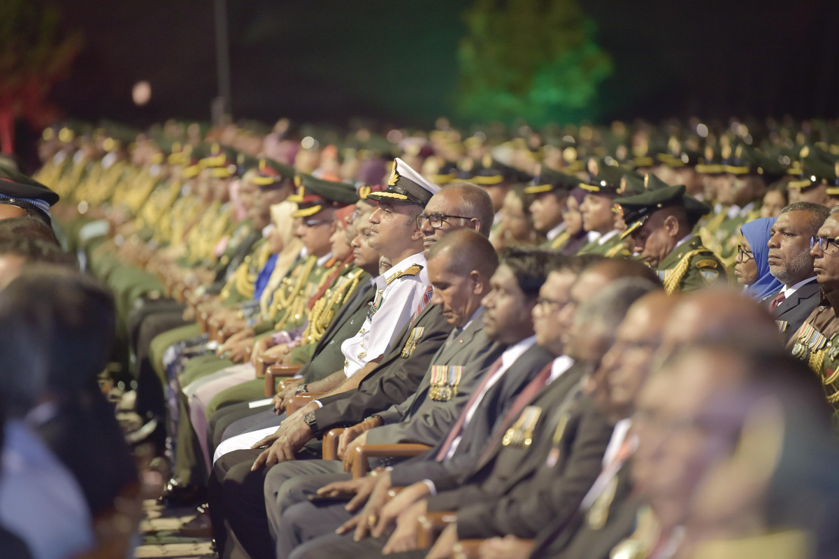23 April 2019 --A function was held on Tuesday night, to mark MNDF's 127th anniversary-- Photo: President's Office