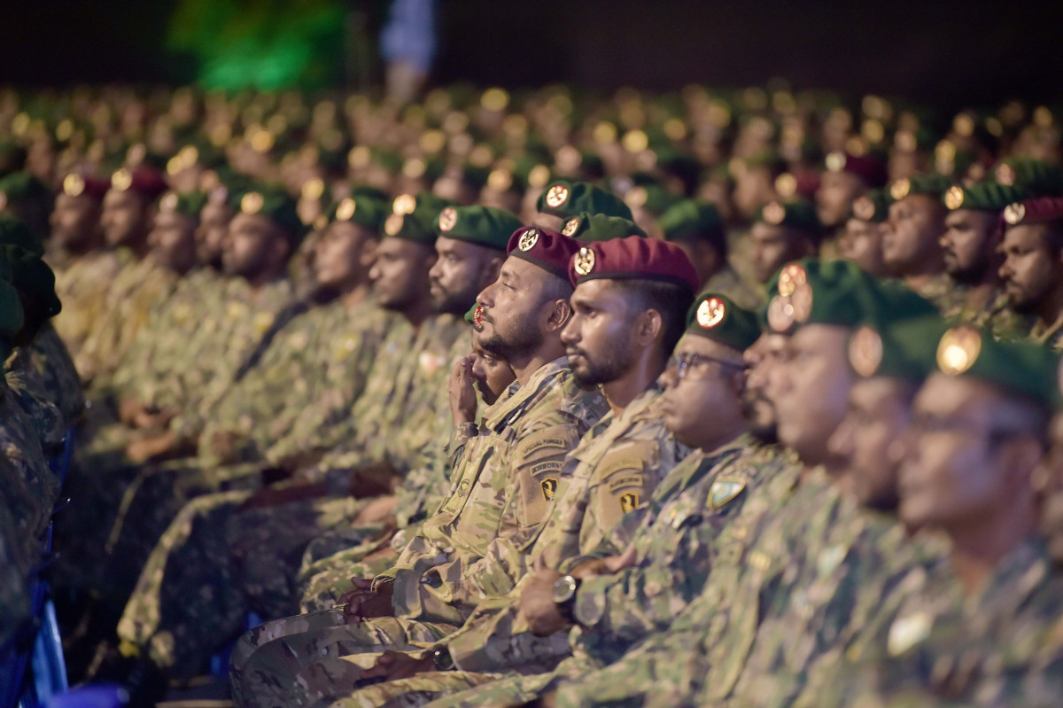 23 April 2019 --A function was held on Tuesday night, to mark MNDF's 127th anniversary-- Photo: President's Office