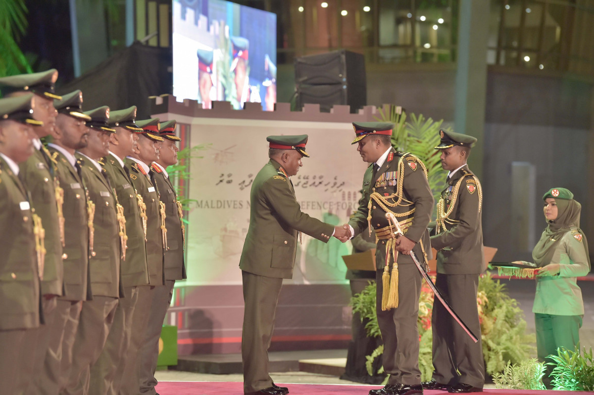 23 April 2019 --A function was held on Tuesday night, to mark MNDF's 127th anniversary-- Photo: President's Office