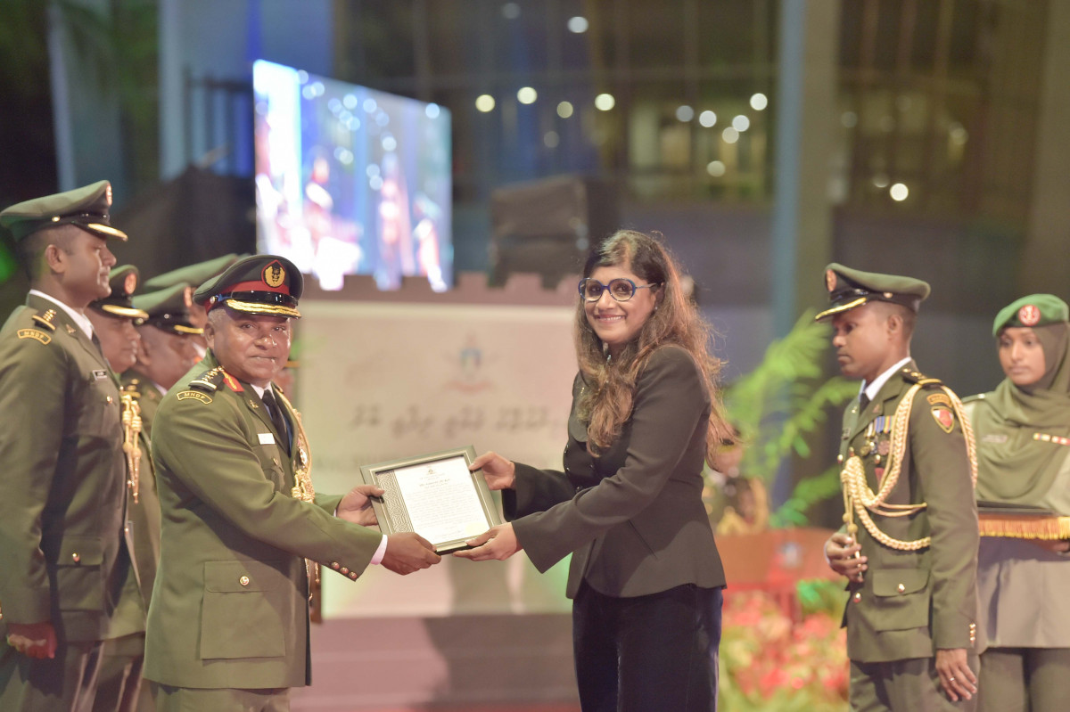 23 April 2019 --A function was held on Tuesday night, to mark MNDF's 127th anniversary-- Photo: President's Office